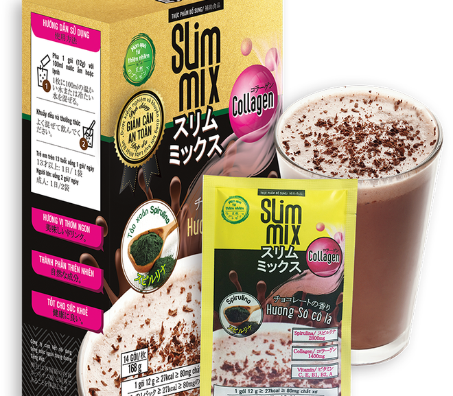SLIM MIX – Giúp bạn dễ dàng GIẢM CÂN GIỮ DÁNG, tân trang nhan sắc
